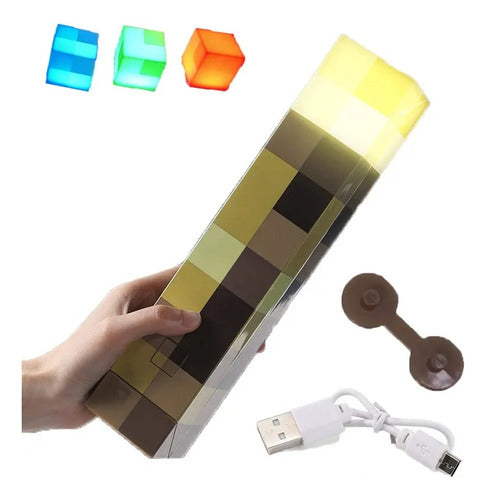 Antorcha Minecraft - Lampara