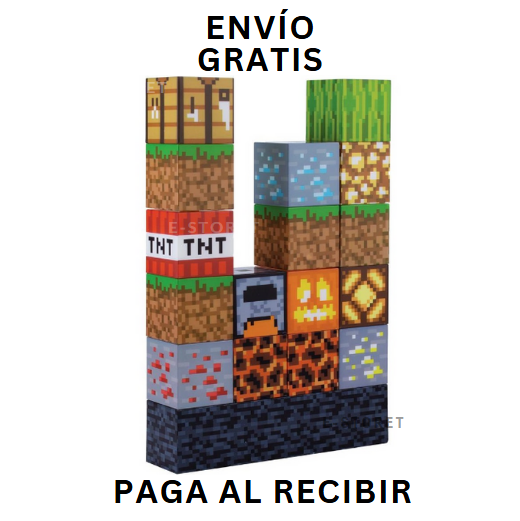 Bloques de Minecraft - Lampara Led