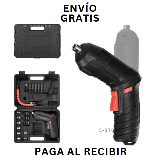 Destornillador inalámbrico - 46 piezas