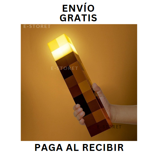 Antorcha Minecraft - Lampara