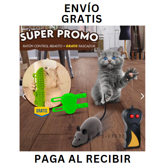 Juguete Raton + GRATIS Rascador