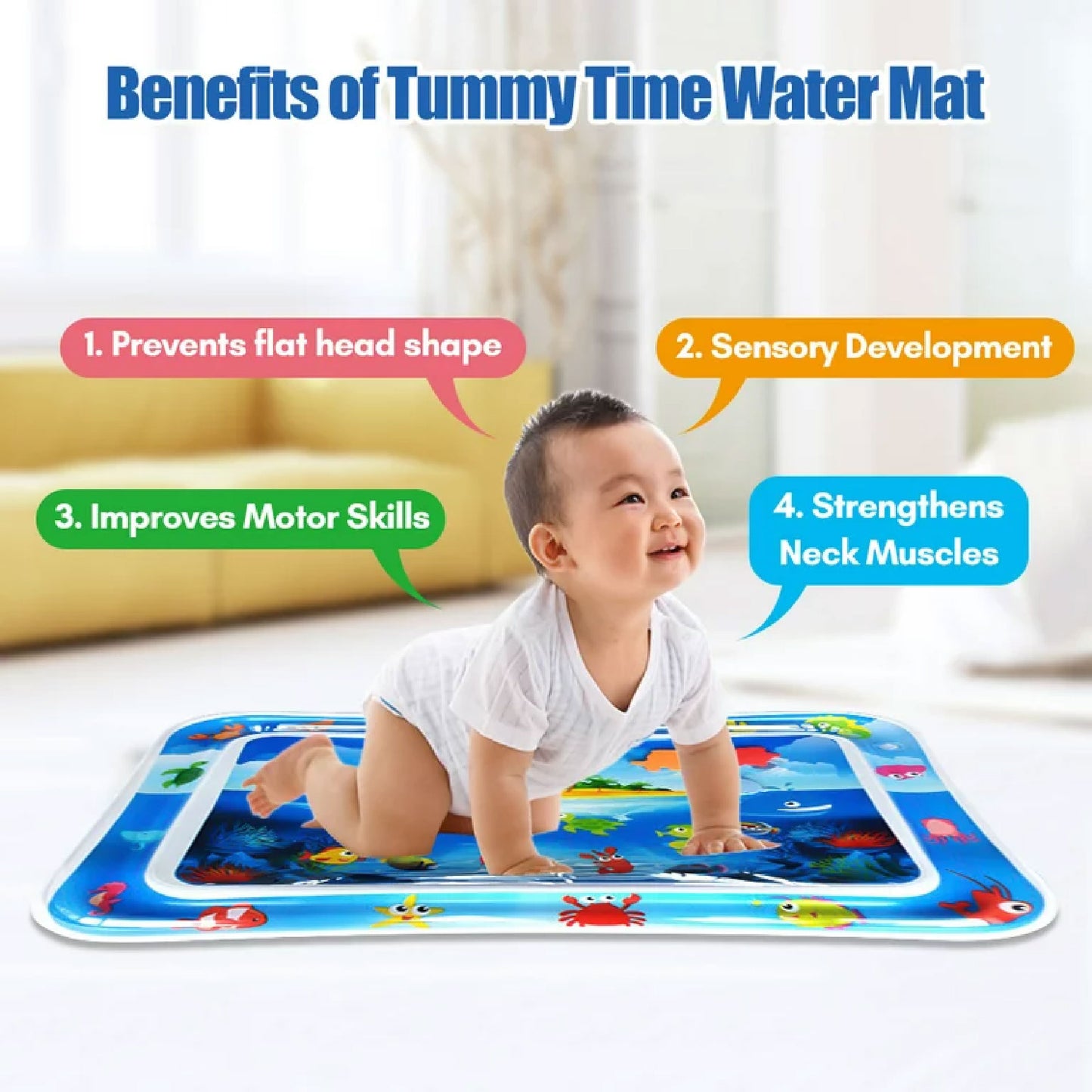 Colchoneta Inflable de Agua para Bebés